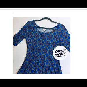 Lularoe Nicole dress Large